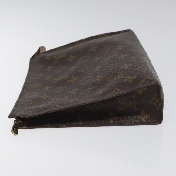 LOUIS VUITTON Monogram Poche Toilette 26 Pouch M47542 LV Auth EC669 - Picture 8 of 14